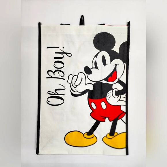 Mickey Mouse Disney Reusable Durable Tote Bag Grocery Shopping Bag  13.5"x19"x8" - Picture 2 of 8